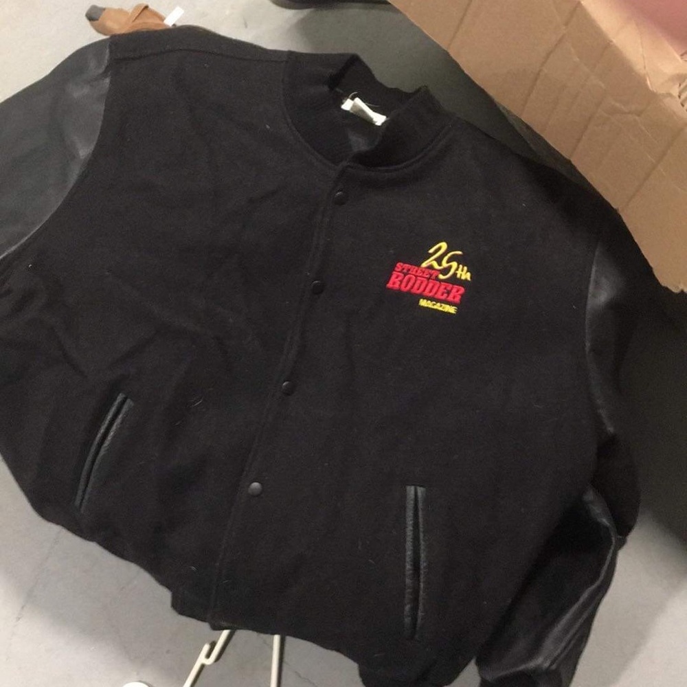 Street Rodder Magazine 25th anniversary varsity jacket